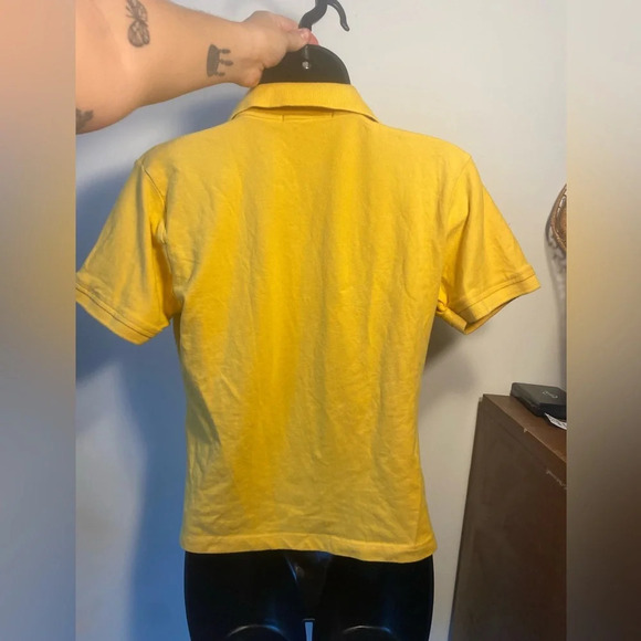 RESERVED Ralph Lauren Polo|| Yellow and Pink the skinny polo, Size large - Picture 6 of 8